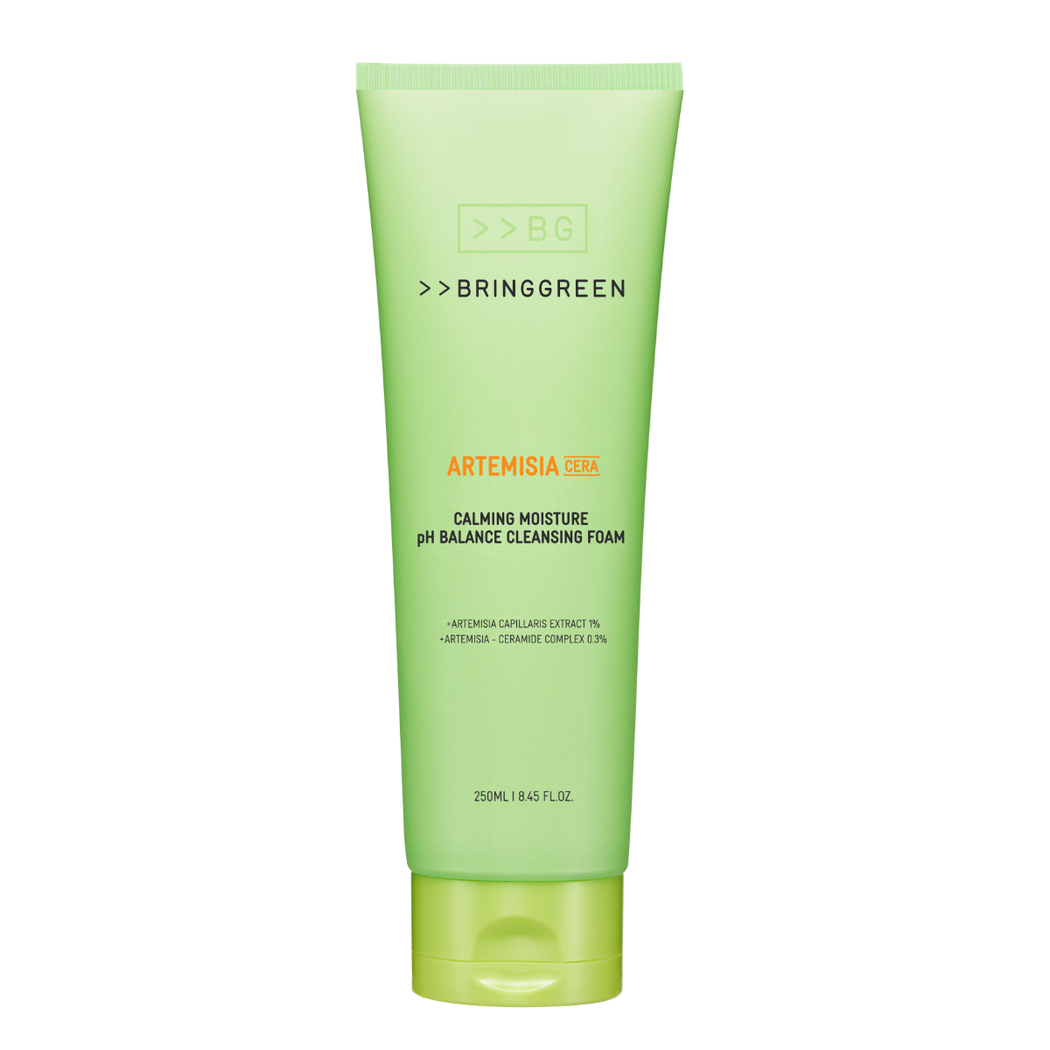 Bring Green Artemisia Cera Calming Moisture pH Balance Cleansing Foam 250ml, 8809875908235, Wholesale Products