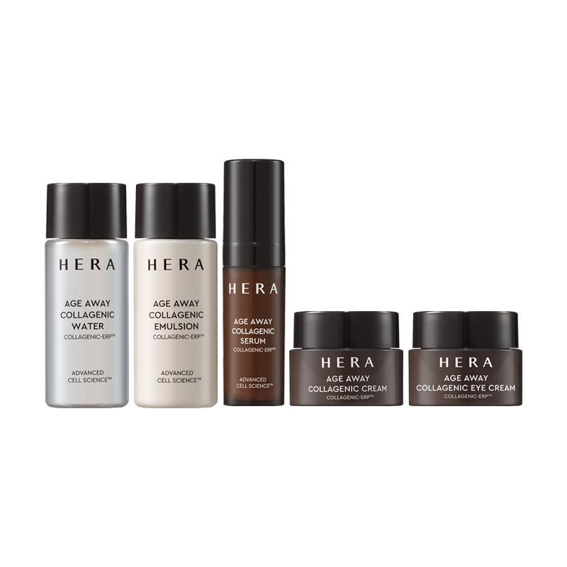 Ages away. Hera age away Collagenic Special Kit(5items). Hera age away aesthetic BX Emulsion. Hera age away Collagenic Special Mini Kit. Набор Hera антивозрастной против морщин Signia.